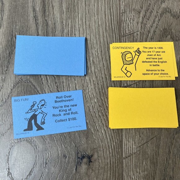 Millenniumopoly Millennium Monopoly Board Game Late for the Sky Complete - Picture 7 of 15